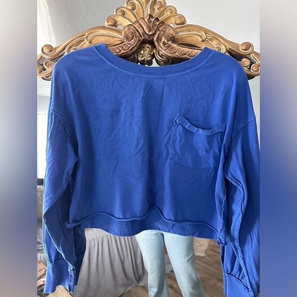 Free People Women’s Austin Relaxed Cozy Fit Long  Sleeve Top - Size M​ - Picture 5 of 7